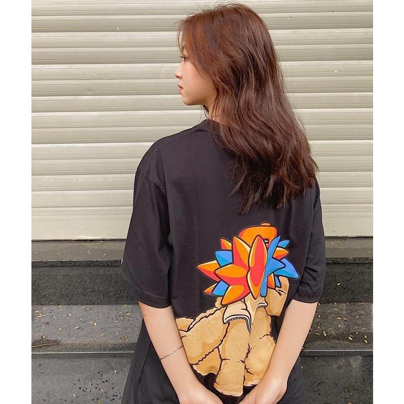 Áo thun unisex tay lỡ MOZZIE TED TEE vải dày mịn cực đẹp || Hany Shop