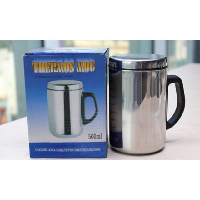 Ca giữ nhiệt Thermos 500ml bằng inox