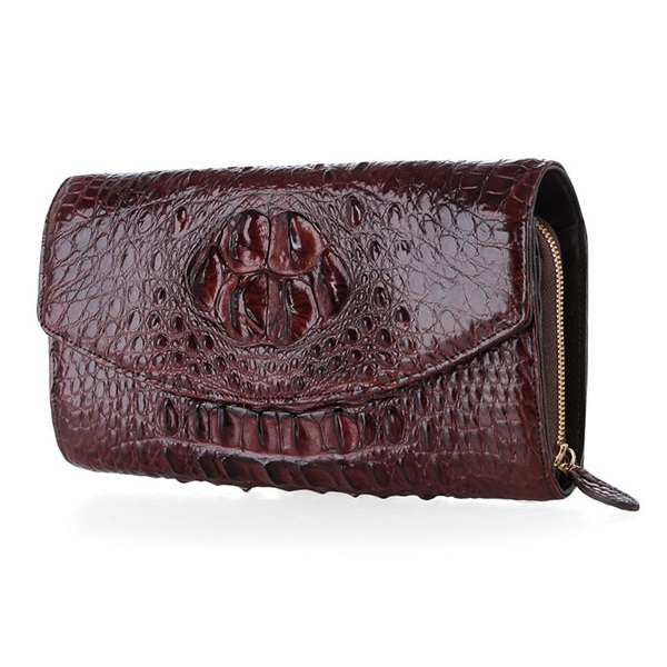 Túi xách nữ da cá sấu đeo chéo màu đen, nâu đỏ, vàng, nâu đất HT6228-29-30-31