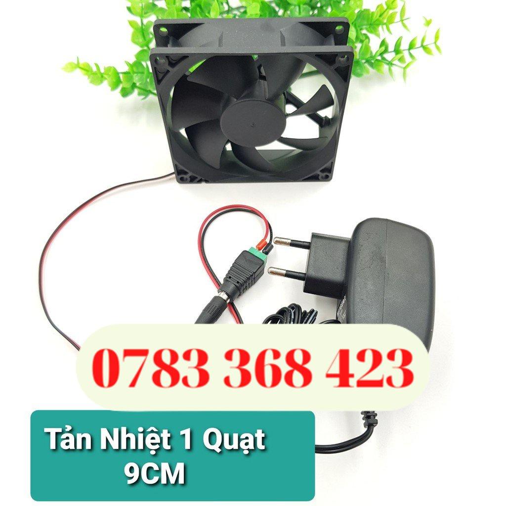 Bộ Quạt Tản Nhiệt 12V 9CM 2800-3000RPM️Bộ Tản Nhiệt Máy Tính Wifi Thủy Sinh️Quạt Hút Mùi Tiện Dụng