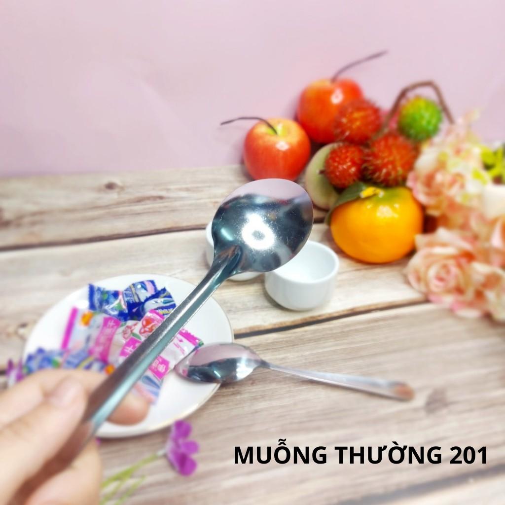 { Hàng tốt Giá Sốc} ️Muỗng ăn cơm/ muỗng cafe inox 304/ 201 cao cấp đồ dùng nhà bếp️