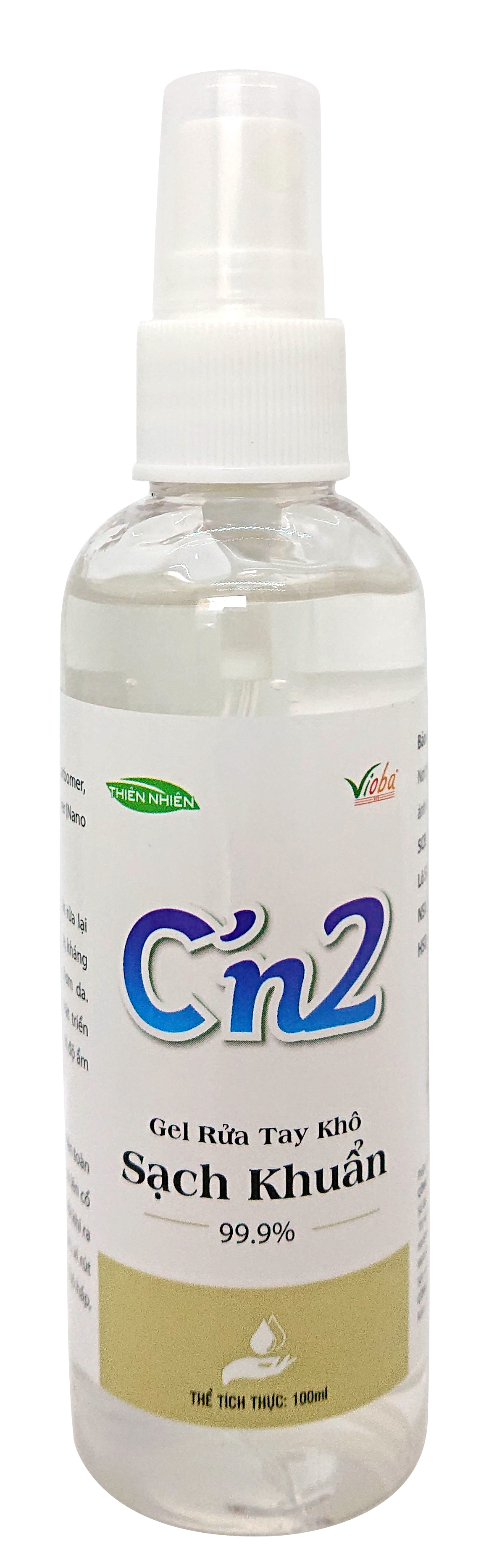 [3 chai] Gel rửa tay khô Cn’2 100ml. Giúp làm sạch nhanh, diệt sạch nhanh 99.9% vi khuẩn, phòng các bệnh lây nhiễm chéo. Bảo vệ sức khỏe gia đình bạn.