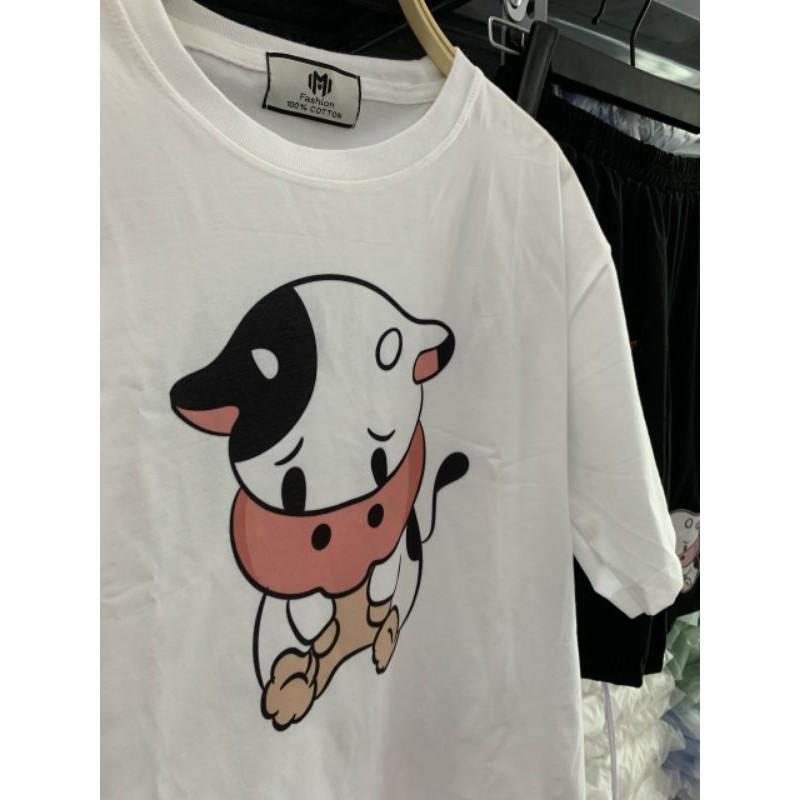 Bộ quần áo nữ , bộ đồ nữ form rộng , bộ đồ nữ thun cotton dày mịn