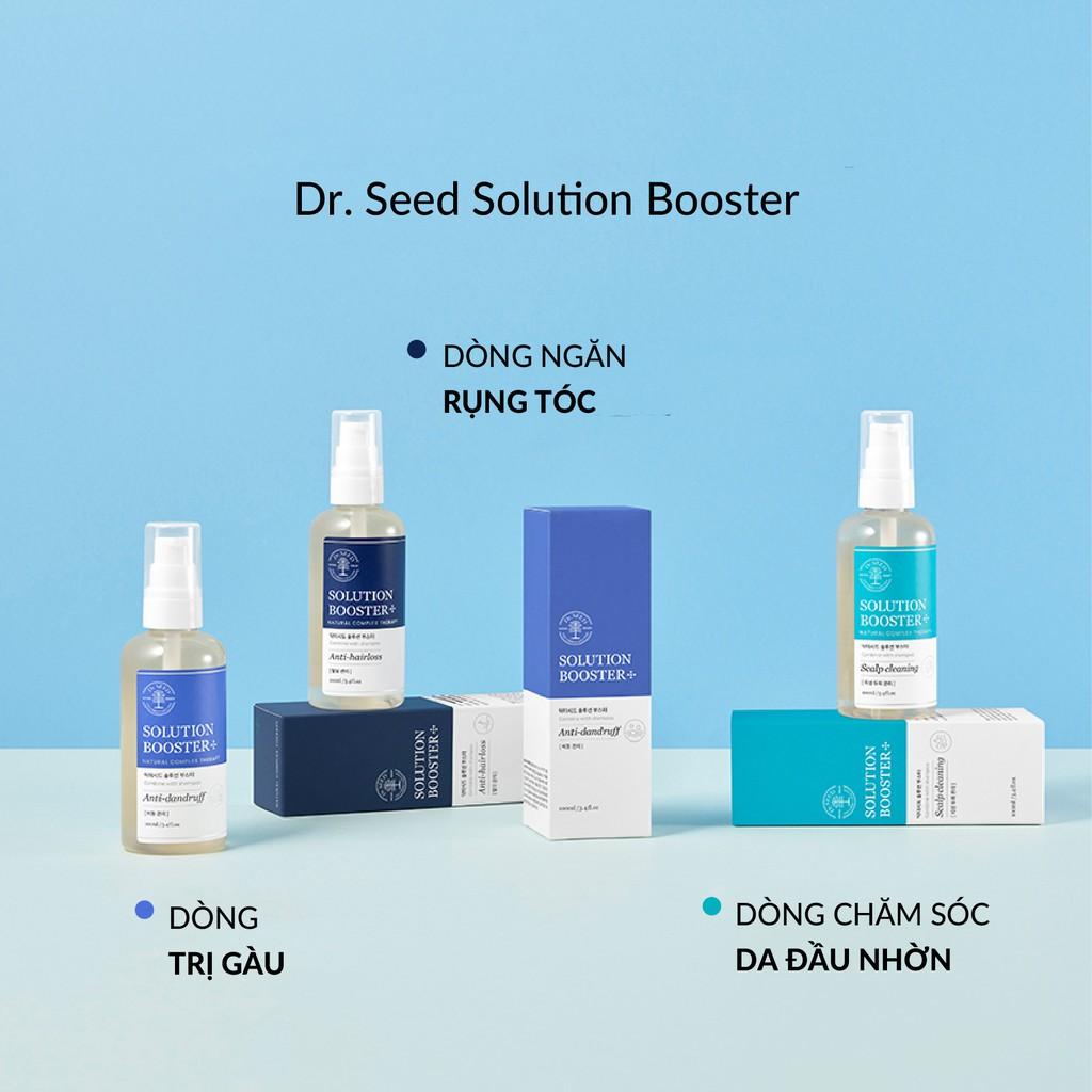 Serum Dưỡng Tóc Kiềm Dầu DR SEED Solution Booster Scalp Cleaning Chăm Sóc Da Đầu Nhờn Hiệu Quả 100ml