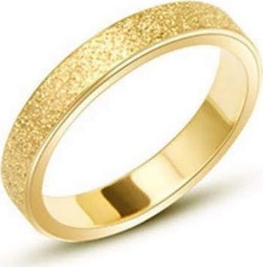 Nhẫn cặp titan phủ cát nano vàng 18k cao cấp NC160