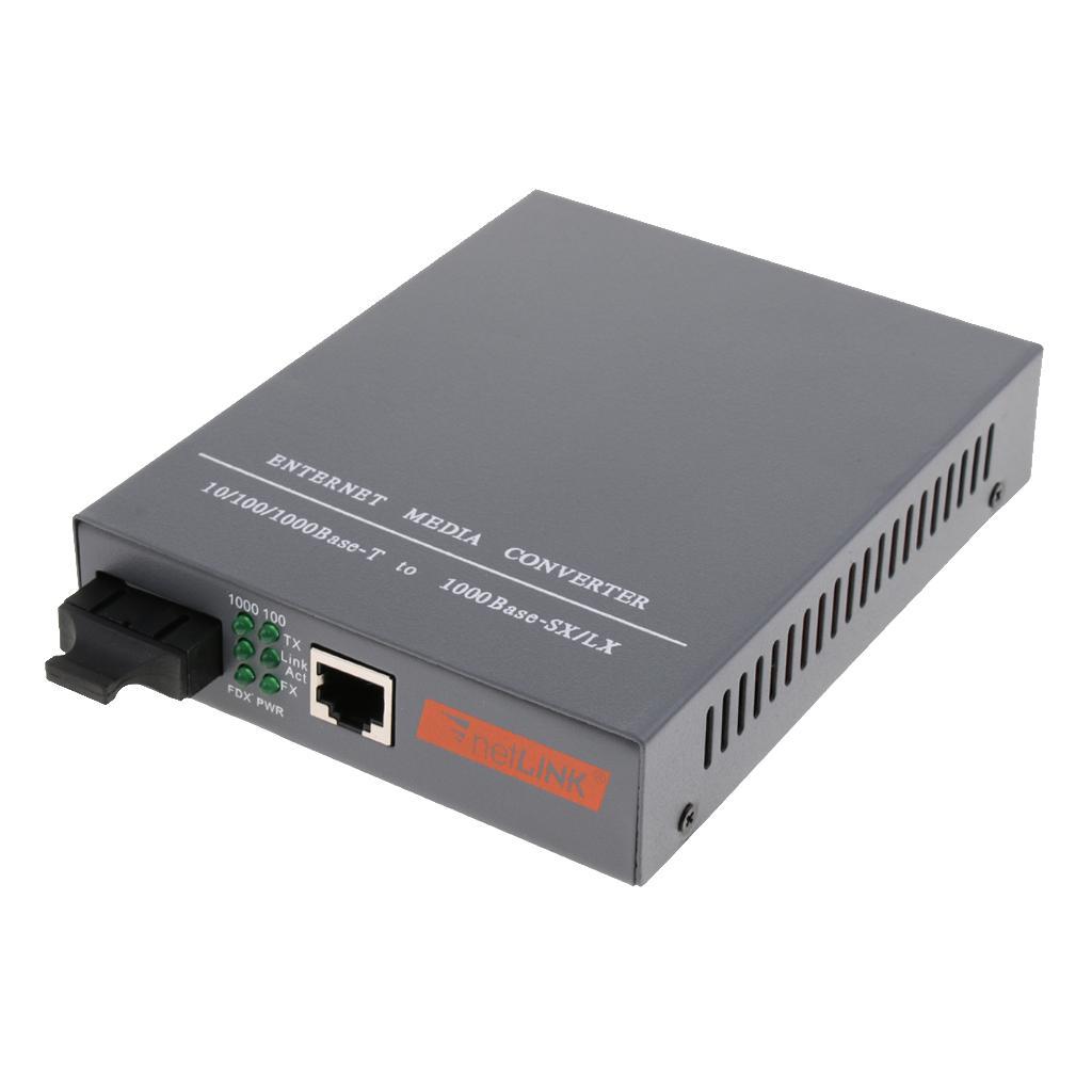 Gigabit Ethernet Media Converter Single-mode Dual SC Fiber Optic