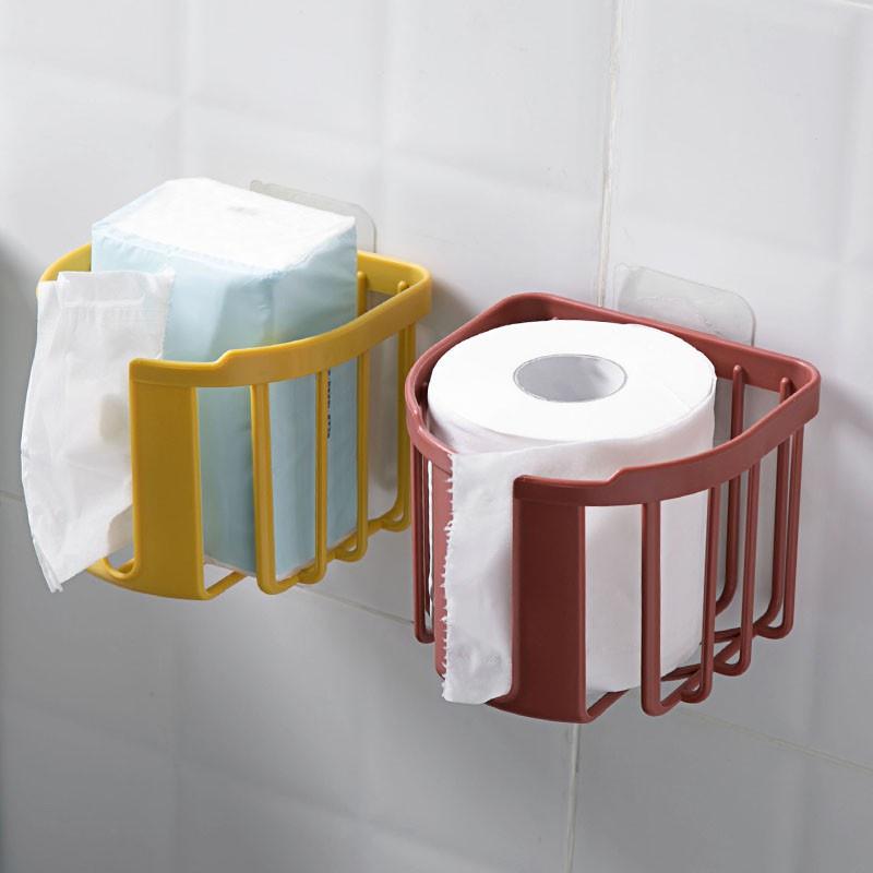 Giỏ đựng đồ dán tường đa năng đựng giấy trong phòng vệ sinh đựng đồ phòng tắm nhựa việt nhật cao cấp KHO SỈ MB