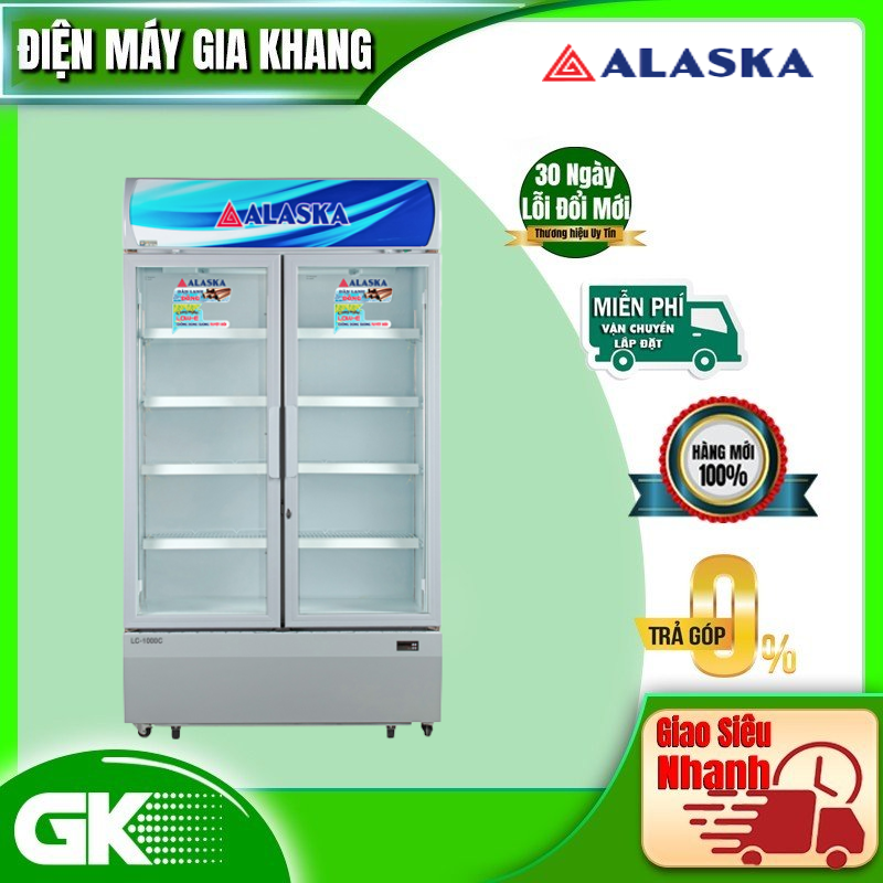 Tủ mát Alaska LC-1000C 2 cánh - hàng chính hãng - chỉ giao HCM