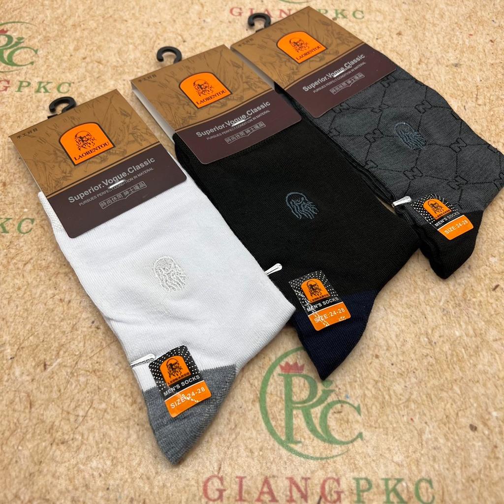 Tất vớ nam Doanh nhân công sở chất liệu cotton chống trơn trượt Giangpkc 32022 Phụ kiện cưới Giang