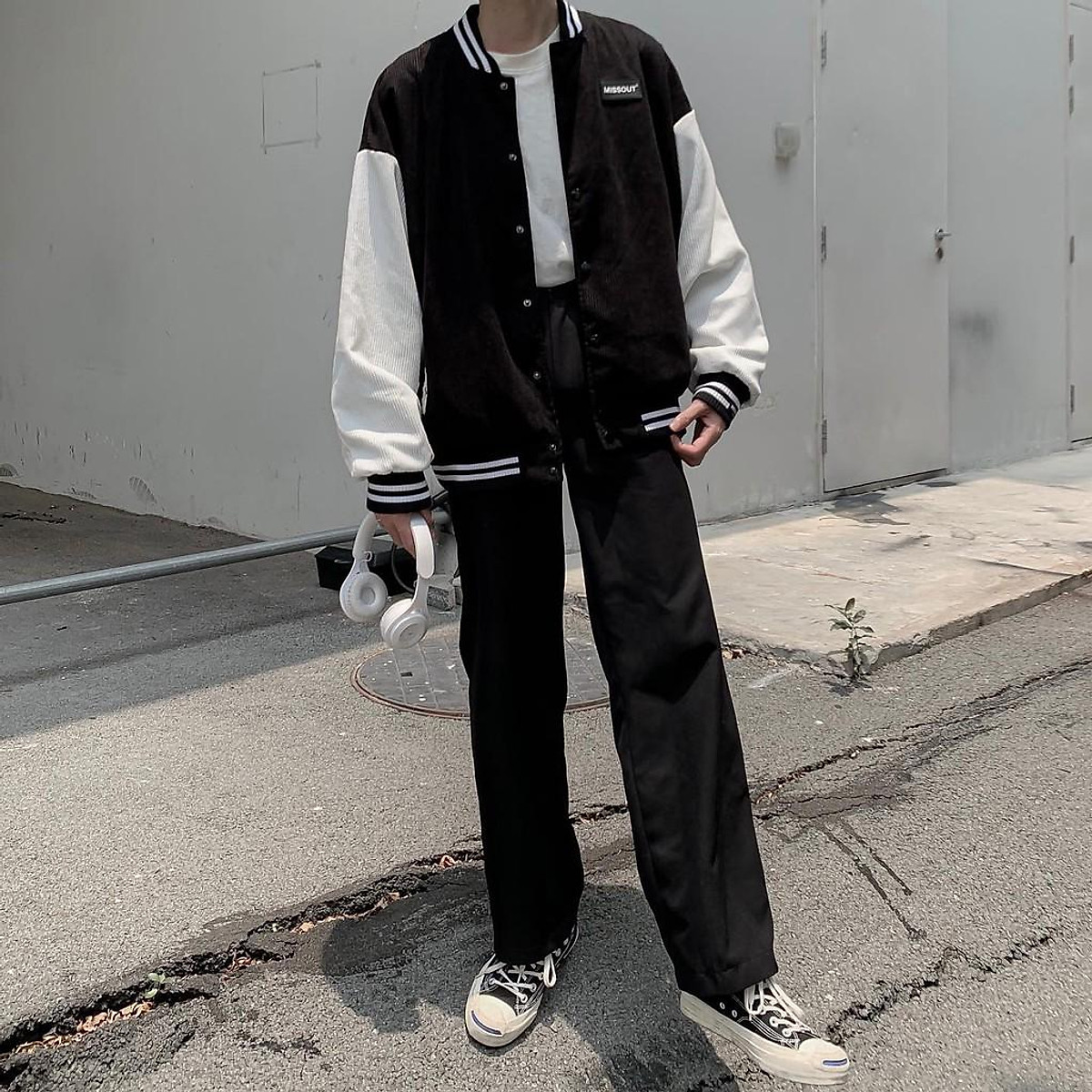 Áo khoác nam nữ - Bomber jacket Streetwear ZSHOP chất liệu nhung gân dày dặn form rộng rãi MISSOUT,  Áo khoác nam nữ - Bomber jacket YAYSHOP chất liệu nhung gân dày dặn form rộng rãi MISSOUT
