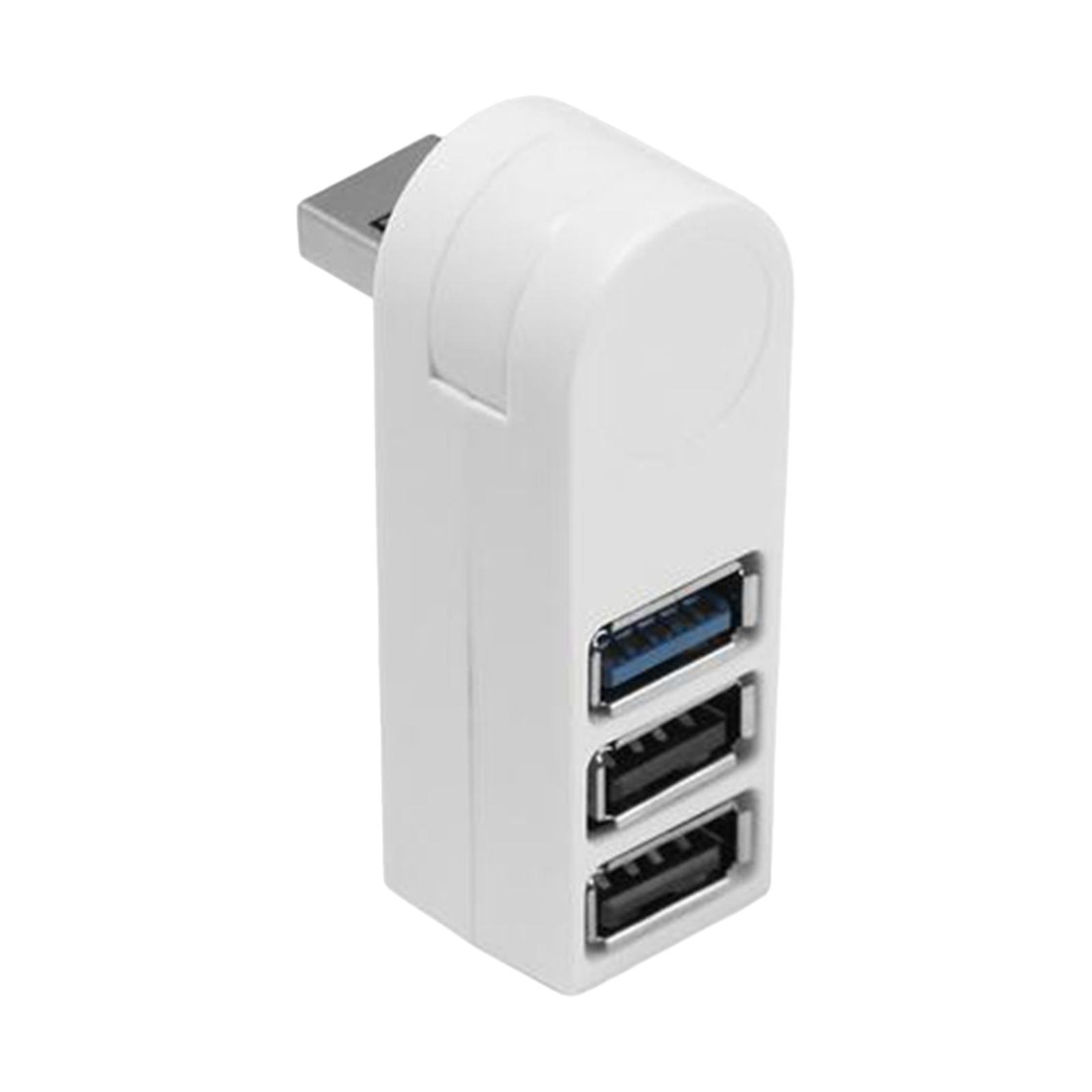 3 Port USB 3.0 Hub 270 Degree Rotatable USB Docking Station for Phones Keyboard Digital Camera