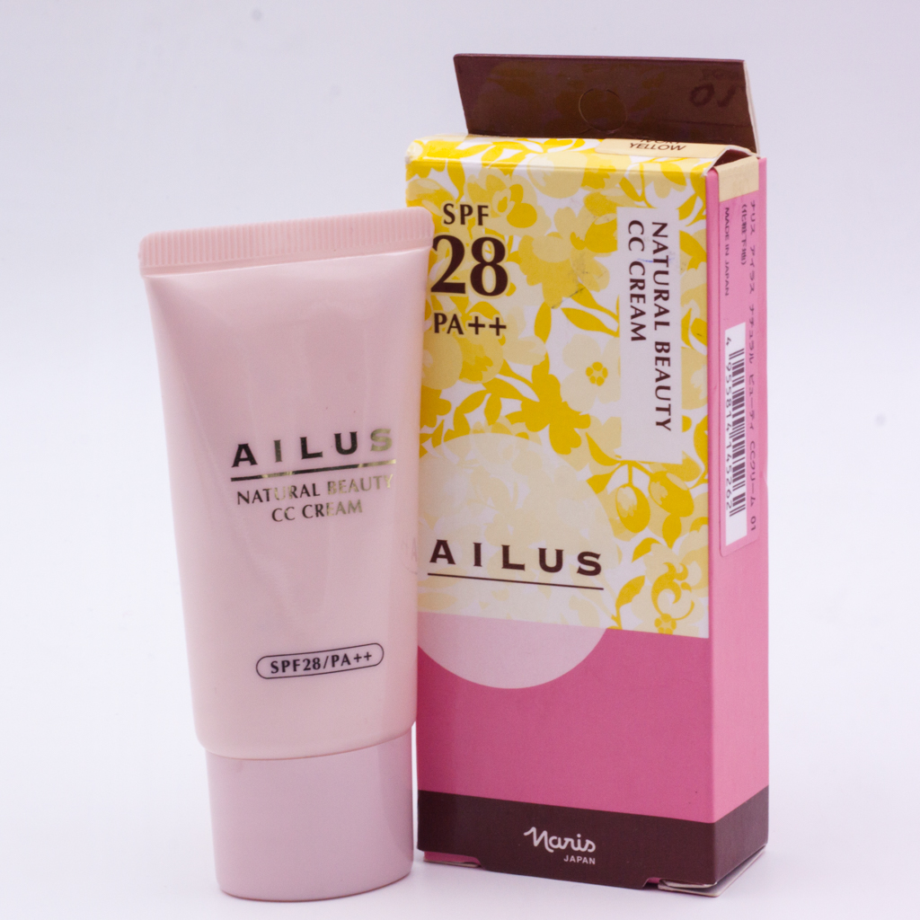 Kem Nền Trang Điểm Naris Cosmetic Ailus Natural Beauty CC Cream SPF28/PA++  30g – Hàng Chính Hãng