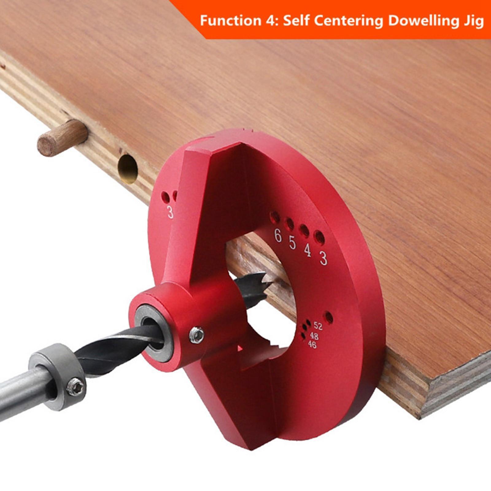 4 in 1 35mm Hinge Jig Vertical Boring Jig Drilling Guide Fixture Self Centering