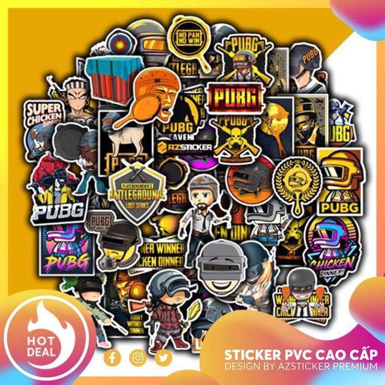 Sticker Hot Nhất Hiện Nay | Chất Liệu PVC 5 Lớp Chống Thấm, Chống Bay Màu| Trang Trí Điện Thoại, Laptop....
