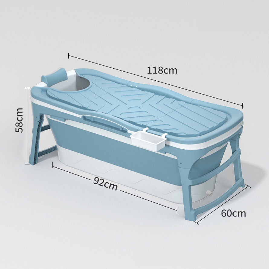 Bồn tắm silicon gấp gọn có nắp cho cả người lớn và trẻ em đủ size - chậu tắm gấp gọn có nắp