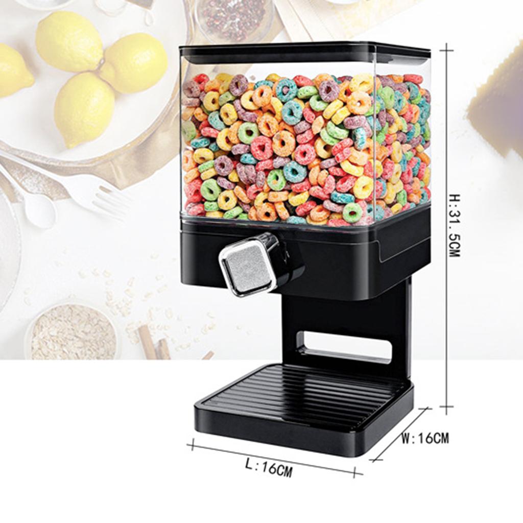 Dry Food Cereal Food Storage Coffee Beans Oat Nuts Rice Dispenser Cans