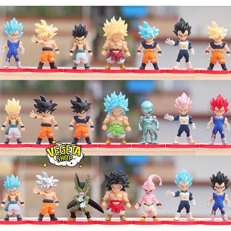 Mô hình Dragon ball - Z Super - WCF tùy chọn mẫu - Black Goku Gohan Gotenks Frieza Cell Buu Majin Vegeta Broly Trunks