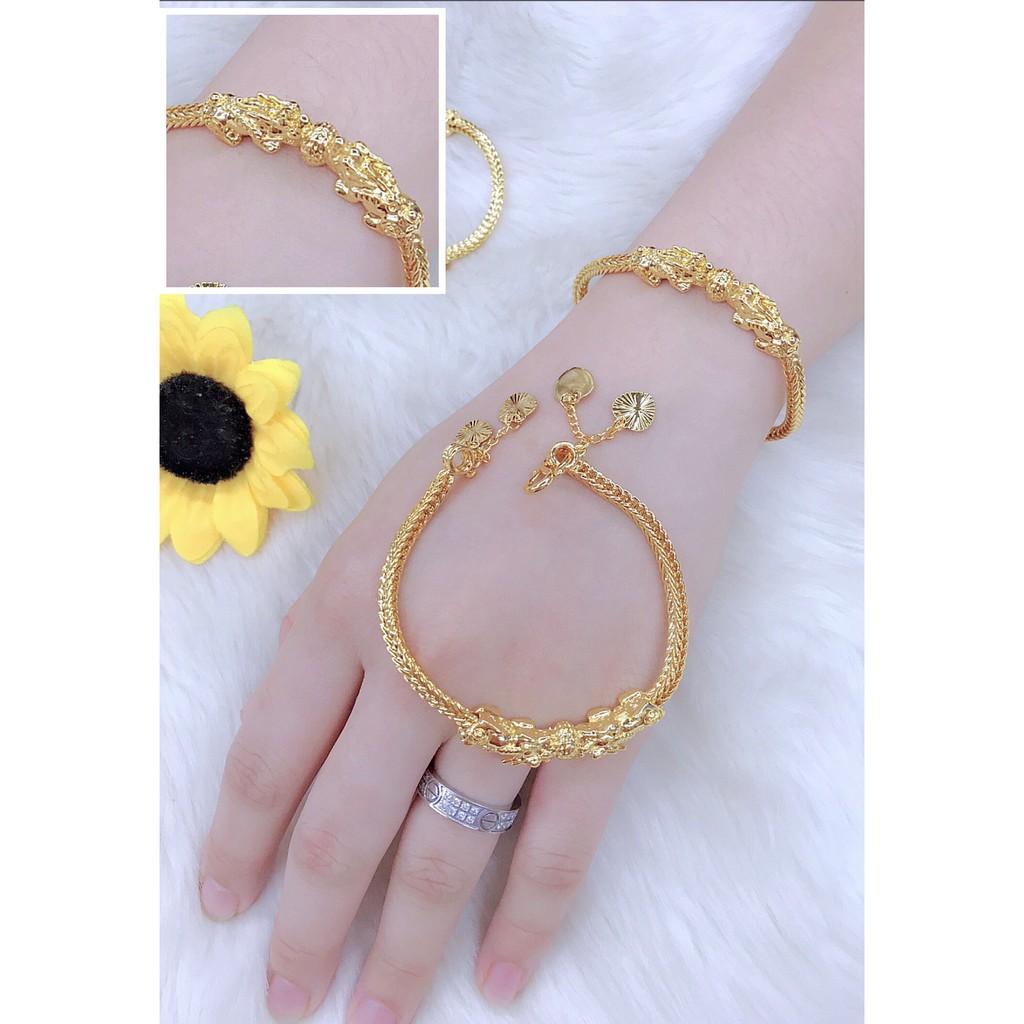 Lắc Tay Nữ Hình Tỳ Hưu Ngậm Châu