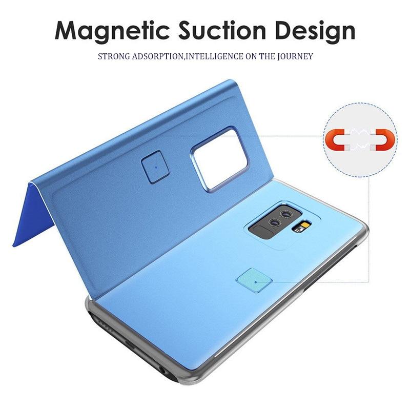 Bao Da Tráng Gương Thời Trang Cho Samsung Galaxy Note 10 9 8 S10 S9 S8 S20 Plus A50 A51 A70 A71 A50S A70S A10 A20 A30