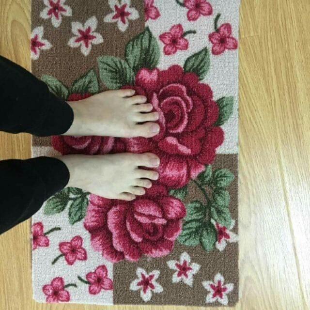 Thảm lau chân cao cấp họa tiết 3D phong cách châu âu