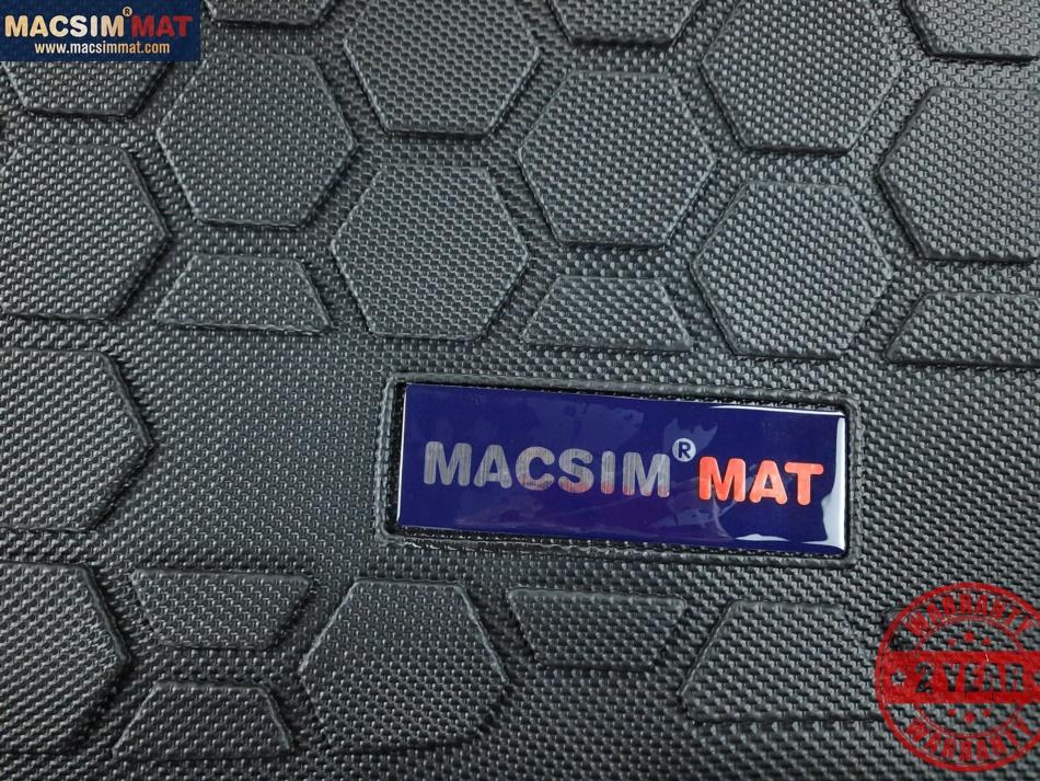 Thảm lót cốp MAZDA 3 2014-2018 nhãn hiệu Macsim chất liệu TPV cao cấp màu đen