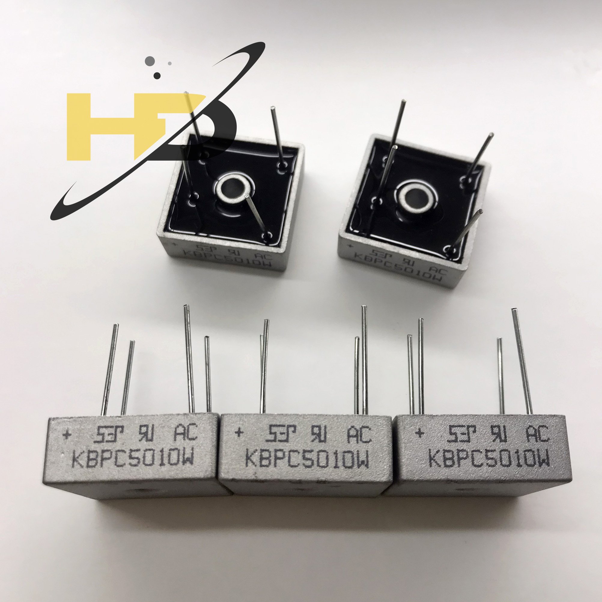 Diode Cầu Vuông 50A 1000V KBPC5010W Chân Hàn Mạch