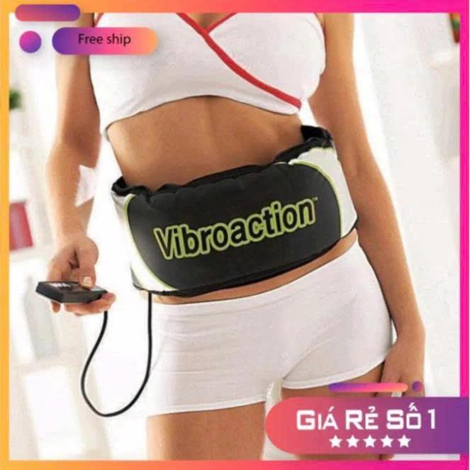 Đai Massage Vibro Action ĐAI LẠNH Rung và Giảm Mỡ Bụng, Massage Rung Giảm Đau Nhức Vai Gáy Chân Tay