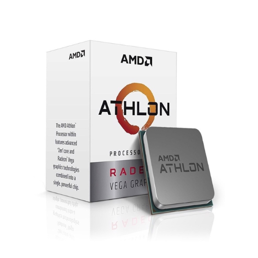 Bộ Vi Xử Lý CPU AMD Athlon 3000G  3.5 GHz/5 MB/2 Cores 4 Threads/Socket AM4 (YD3000C6FHSPK) - Kèm Quạt Làm Mát - Hàng Chính Hãng