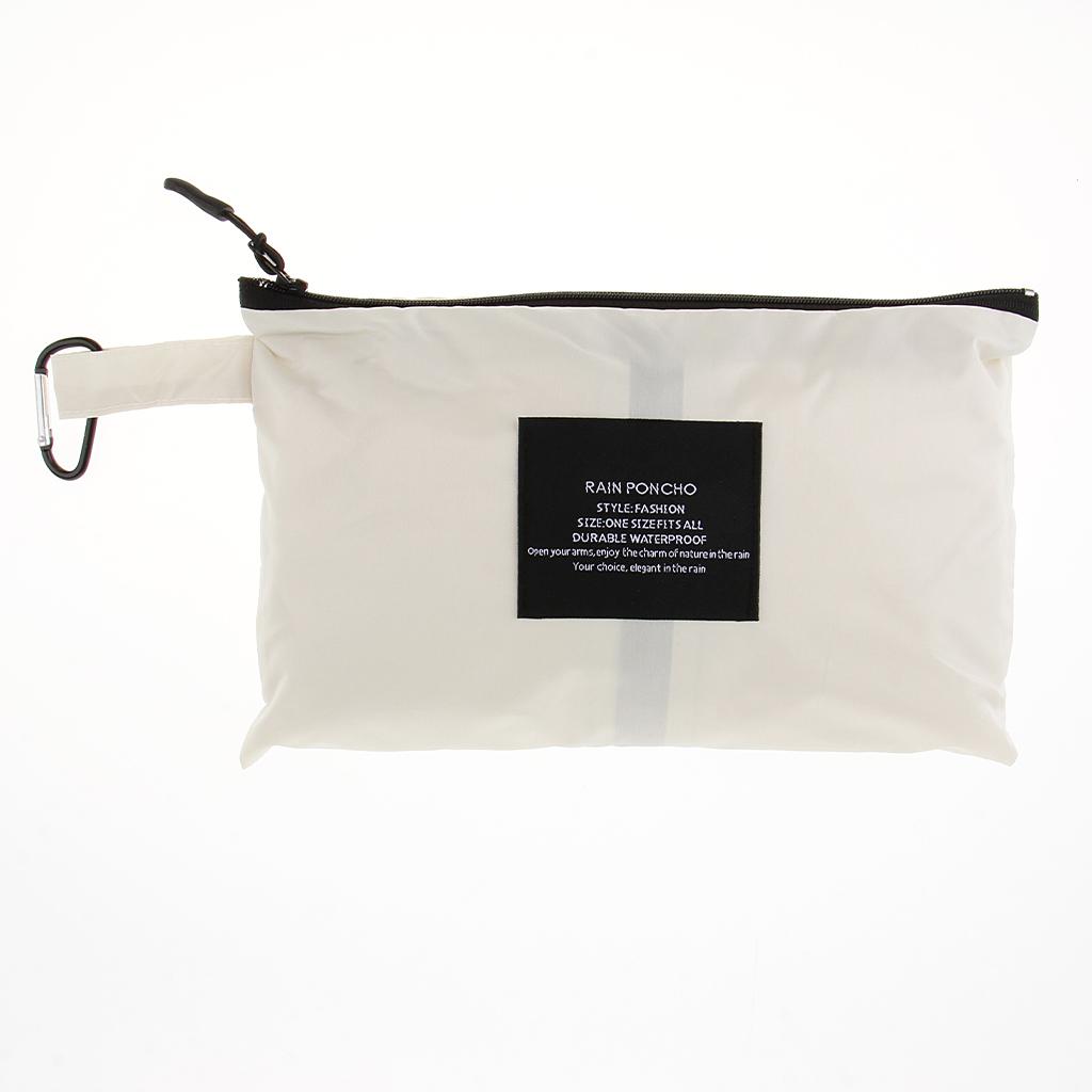 Women's Lightweight Waterproof Outdoor Raincoat Portable Poncho Beige