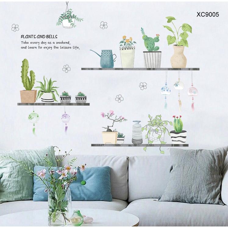 Hình ảnh Decal dán tường, tranh dán tường trang trí decor phòng theo phong cách Hàn Quốc- BOBABO STORE