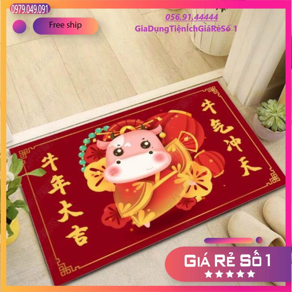 []THẢM LAU CHÂN 3D CHỐNG TRƠN TRƯỢT 40x60CM