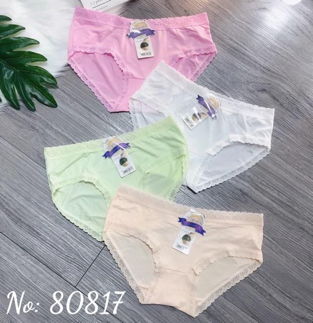 COMBO 10 Quần cotton Thái viền ren form 40-56kg