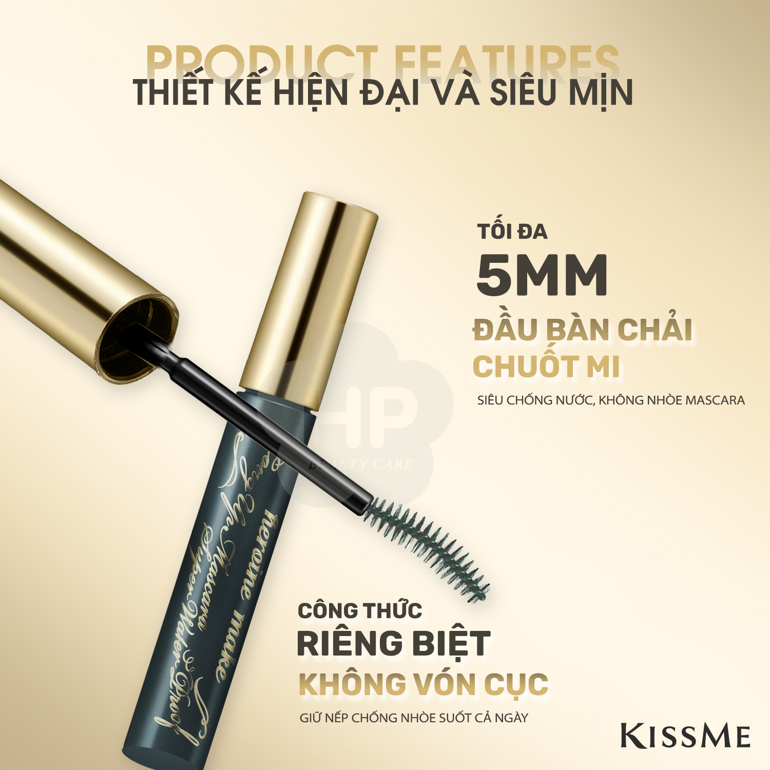Mascara Nâng Cong Và Làm Dài Me Kissme Heroine Màu Xám Tro #53