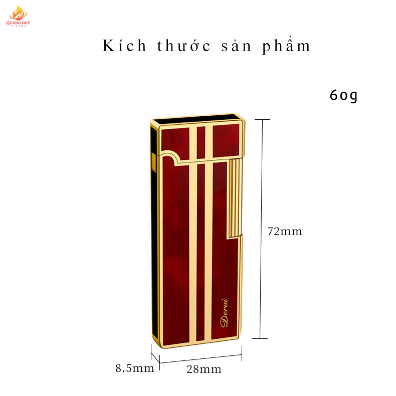 Hột quẹt Derui | Hột quẹt gas đá lửa cao cấp đẹp độc lạ sang trọng