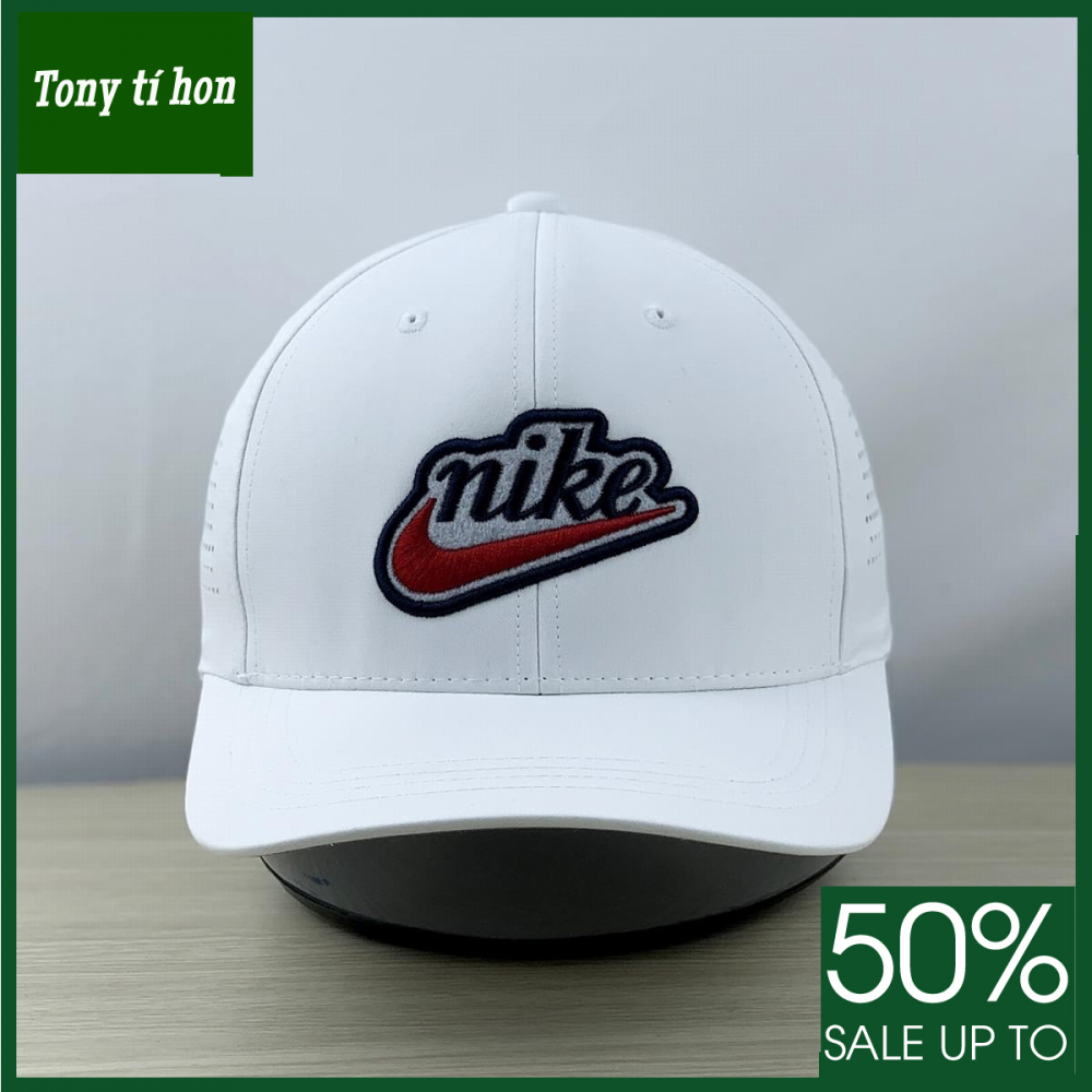 Tony tí hon - Mũ nón kết lưỡi trai bít đuôi thêu logo xanh đỏ thời trang nam nữ cao cấp - nhiều màu - màu đen