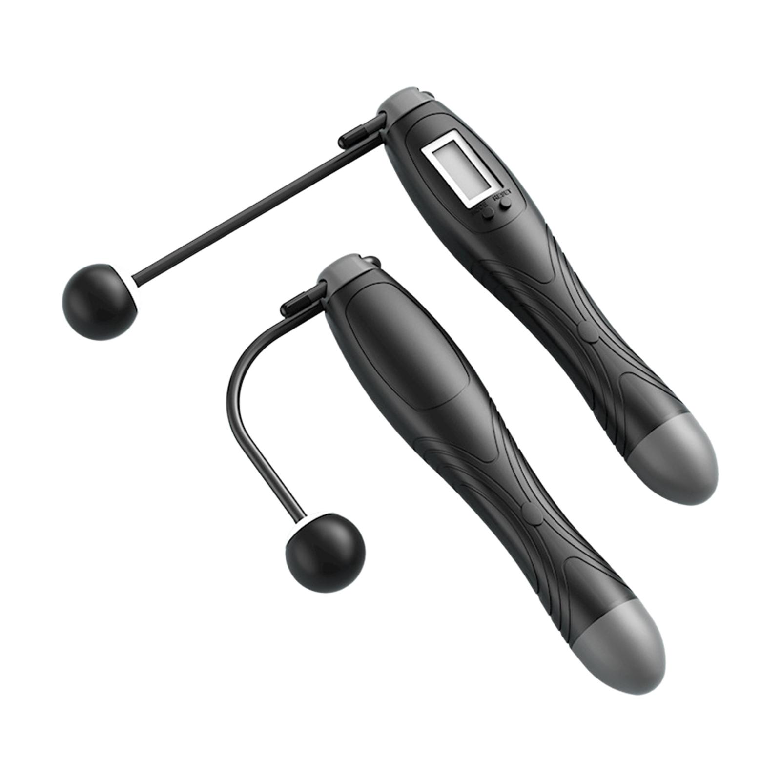 Adjustable Jump Rope 2-In-1 Cordless Skipping Ropes Indoor Outdoor Equipment