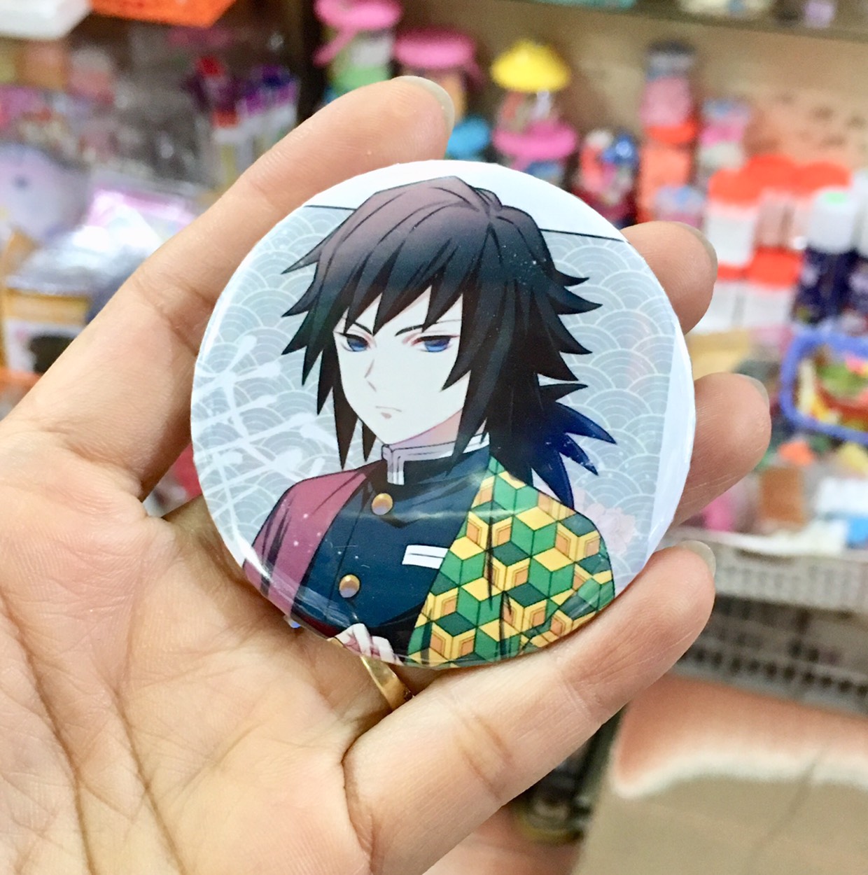 Huy hiệu anime kimetsu no Yaiba combo 20 cái khác nhau mẫu ngẫu nhiên