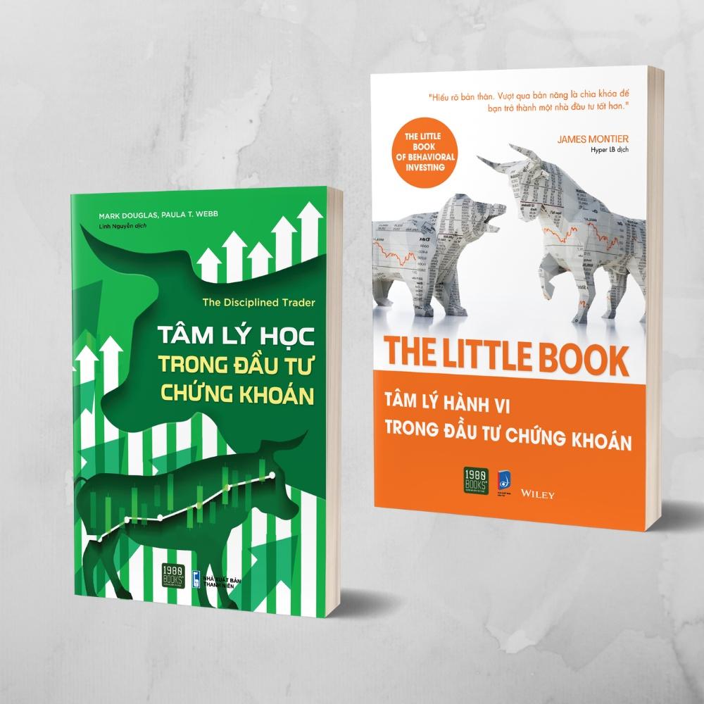 Sách Combo 2 cuốn Tâm lý học trong đầu tư chứng khoán + The Little Book: Tâm lý hành vi trong đầu tư chứng khoán