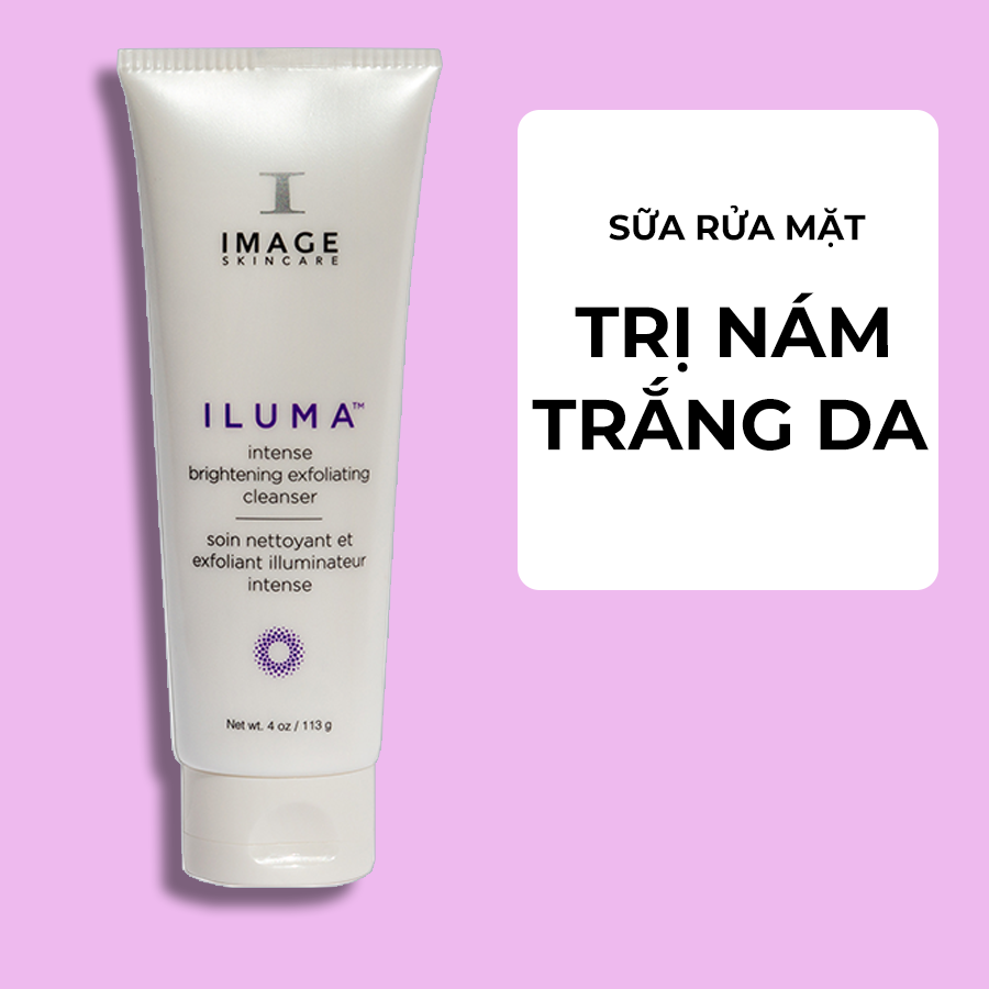 Sữa rửa mặt làm sáng da Iluma Intense Brightening Exfoliating Cleanser 113g