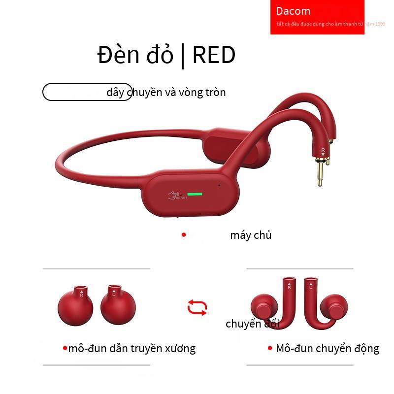 Phong cách mới nhất chế độ kép thể thao tai nghe bluetooth không dây dẫn truyền qua xương vòng năng động không phải tai nghe bluetooth trong tai loại treo phía sau