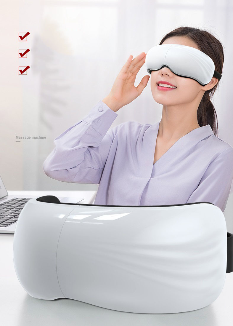 Máy Mát xa mắt - Eye Massager, công nghệ Nhiệt hồng ngoại, Giảm Nhức Mỏi Mắt, Cải Thiện Giấc Ngủ