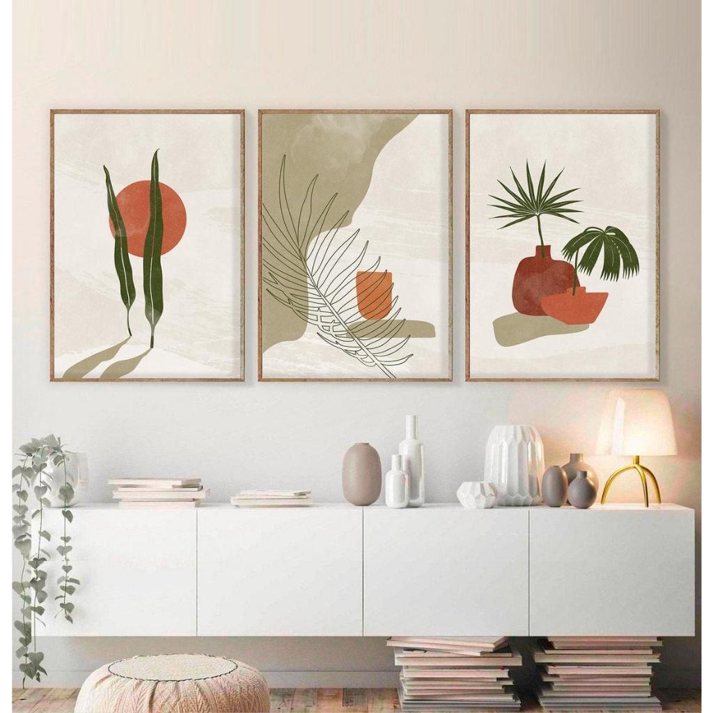 Bộ 3 Tranh Treo Tường Vintage Decor &amp; in theo yêu cầu - Halo Decor