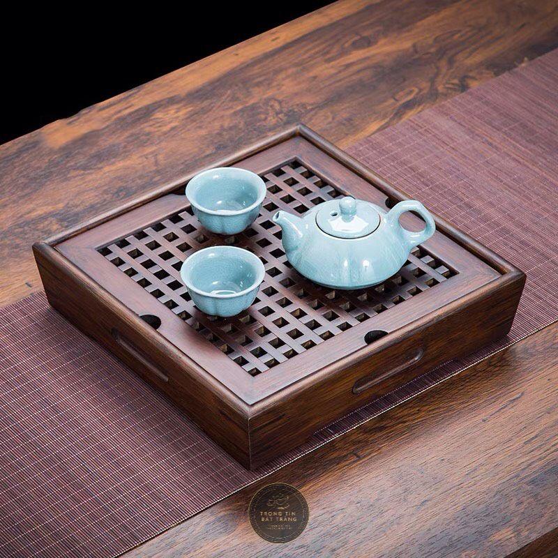 Khay Trà Tre Cao Cấp Vuông KT 08