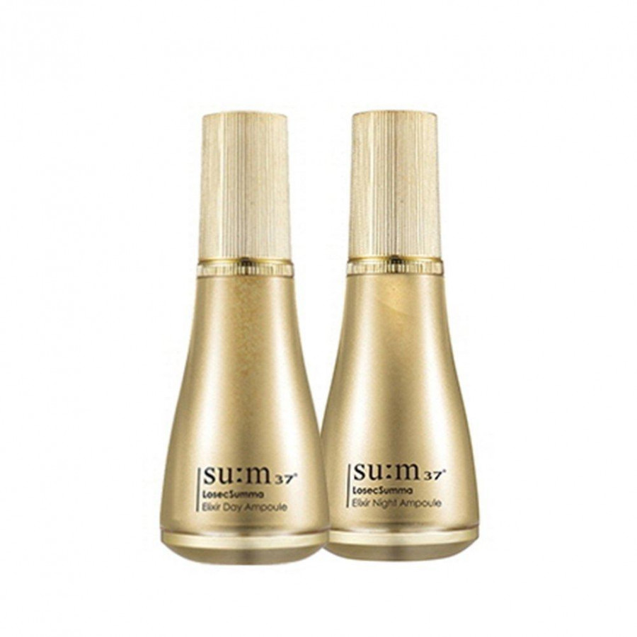 Bộ đôi tinh chất vàng Sum37 Losec Summa Elixir Ampoule Duo ngày và đêm (20ml)