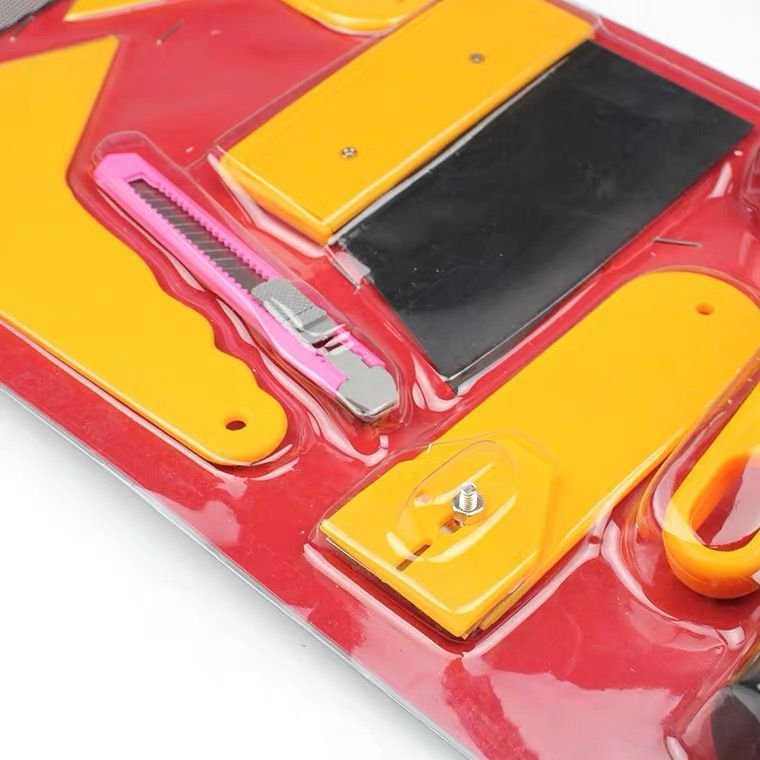 Bộ dụng cụ dán tem xe decal phim cách nhiệt cho xe hơi ô tô 7 chi tiết