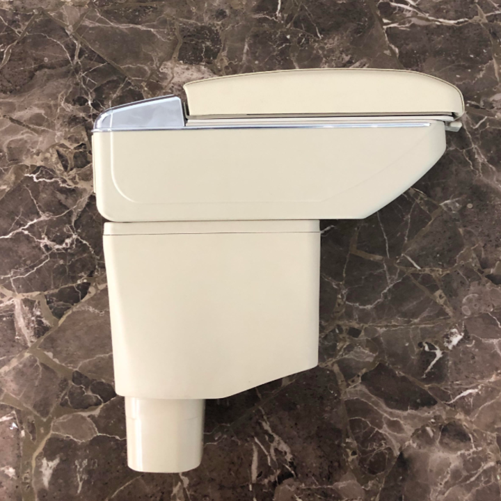 Hộp tỳ tay ô tô dành cho xe Toyota Wigo cao cấp tích hợp 7 cổng USB - Mã: DUSB-WO - 2 màu: Đen và Be