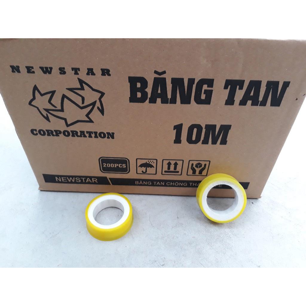 Băng tan Phú Thịnh hộp 200 quận, băng keo băng quấn cao su non giá rẻ hộp 200 quận,quận dài 10 mét