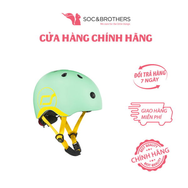 Mũ đội đầu cho bé Scoot and Ride màu Kiwi