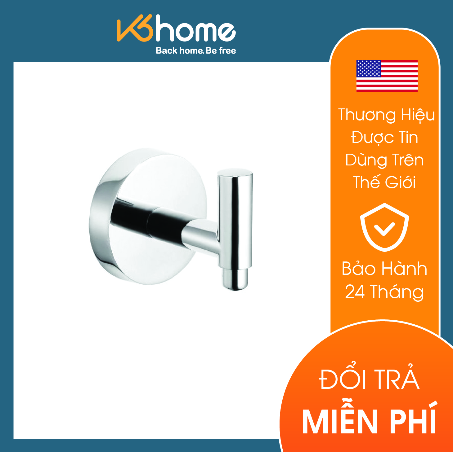 Móc treo quần áo đơn Moen - ACC0607