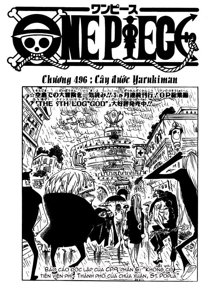 đảo hải tặc - one piece chapter 496 2